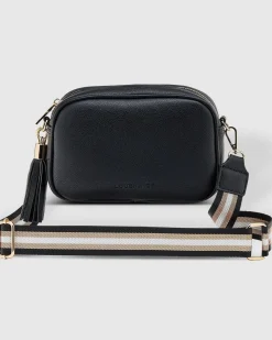 Proud Poppy Clothing Jacinta Metallic Crossbody Bag in Black by Louenhide New
