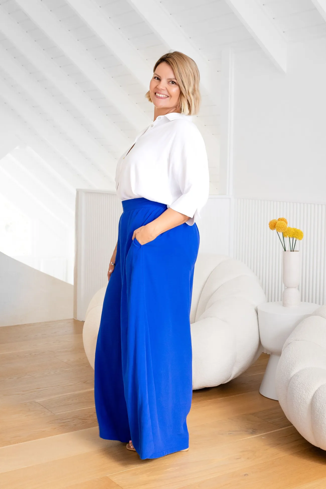 Proud Poppy Clothing Larsa Pants in Cobalt Fashion