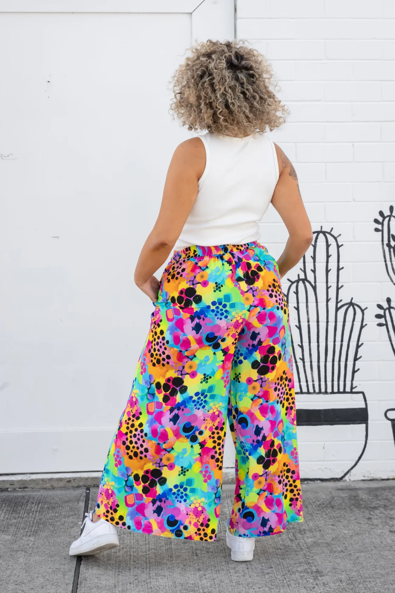 Proud Poppy Clothing Larsa Pants in Messy Mind by Kasey Rainbow Discount