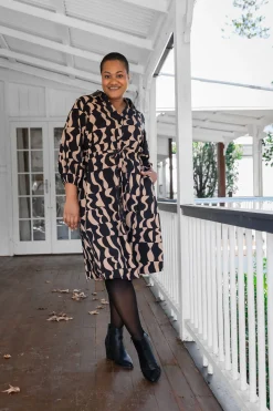Proud Poppy Clothing London Geometric Midi Dress Online