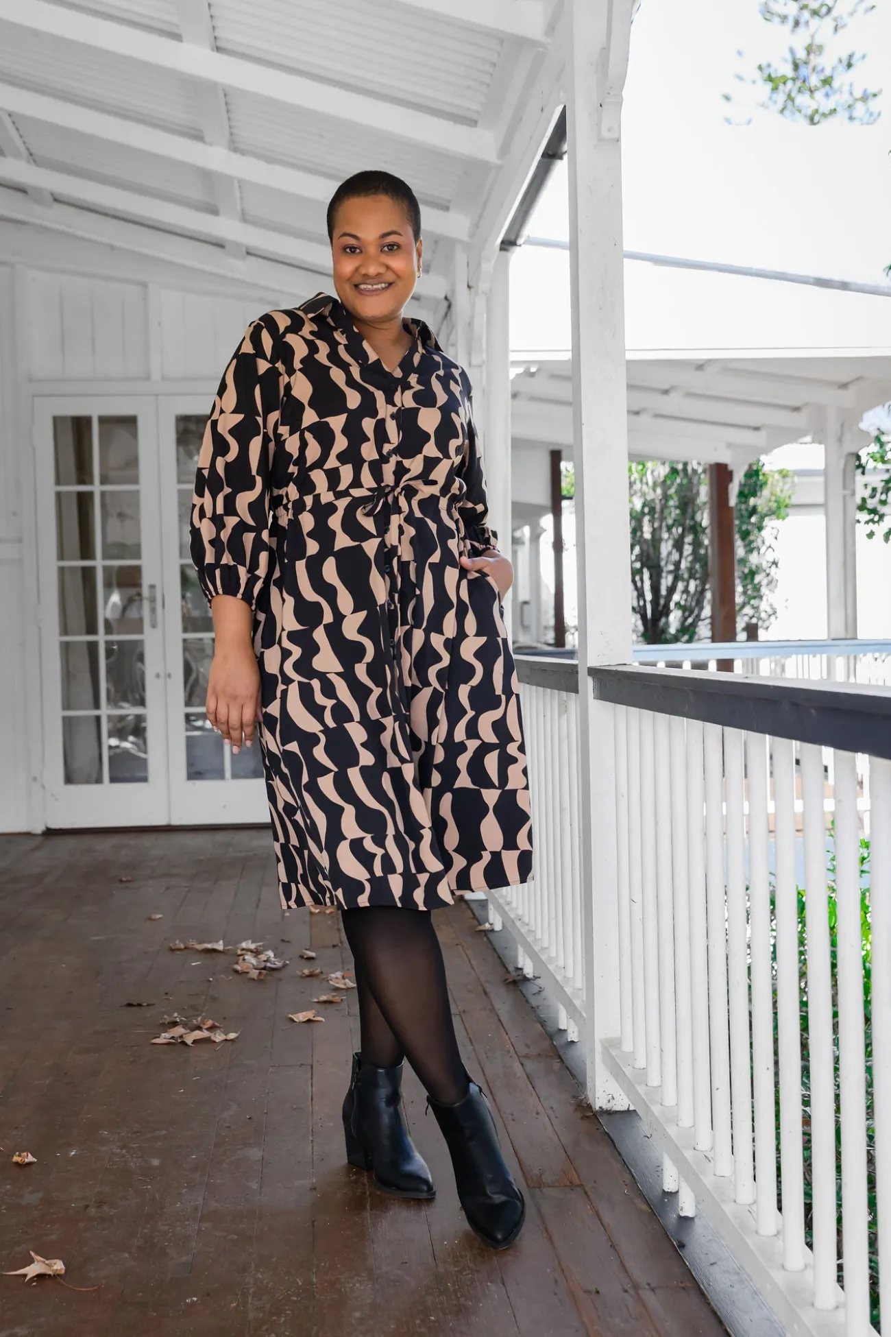 Proud Poppy Clothing London Geometric Midi Dress Online