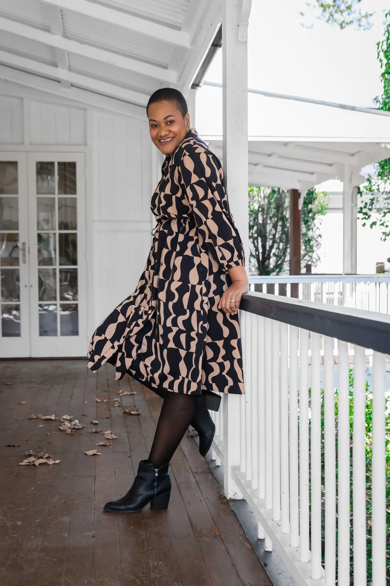 Proud Poppy Clothing London Geometric Midi Dress Online
