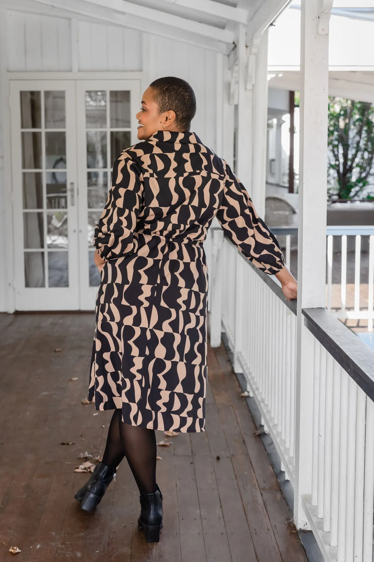 Proud Poppy Clothing London Geometric Midi Dress Online
