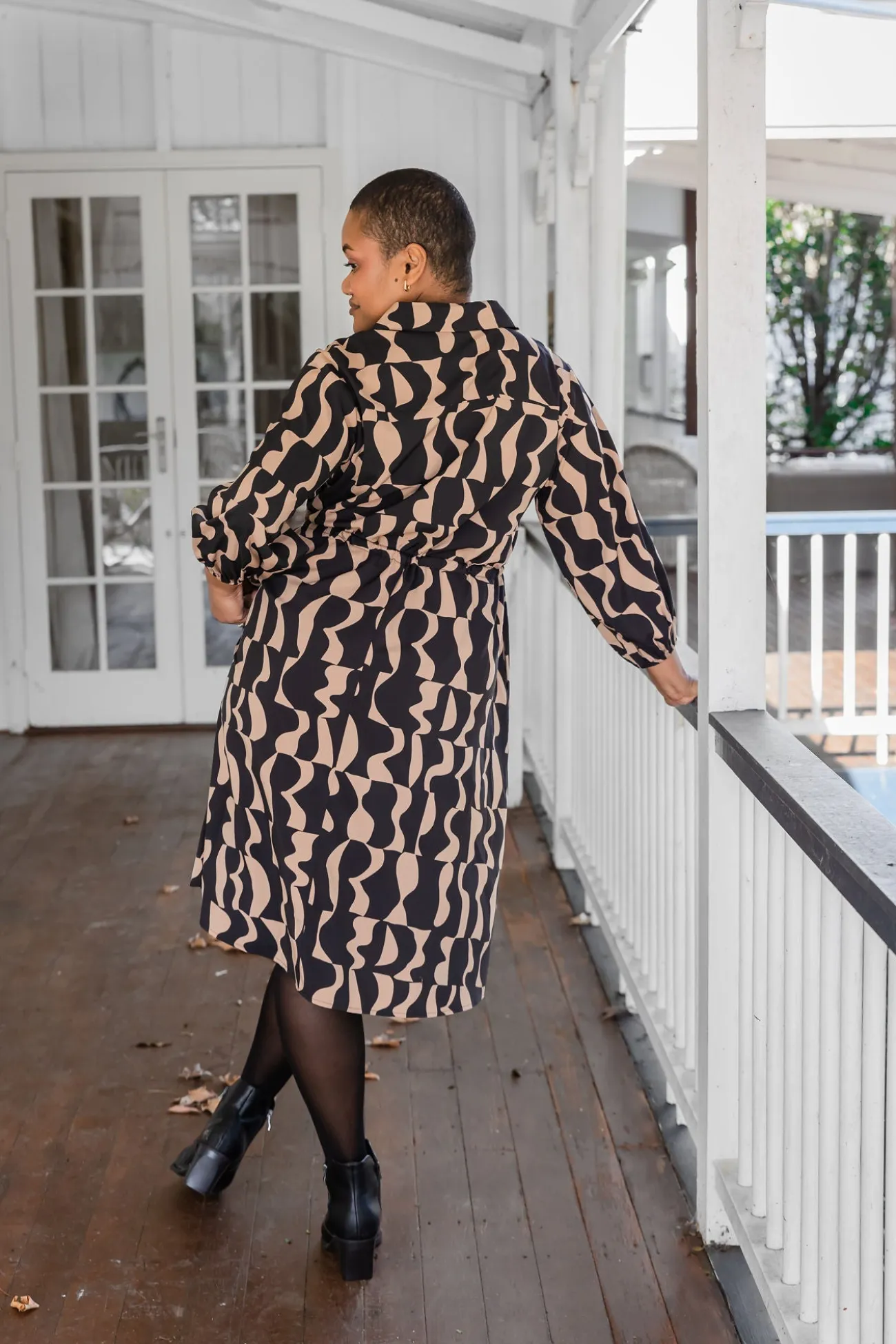 Proud Poppy Clothing London Geometric Midi Dress Online