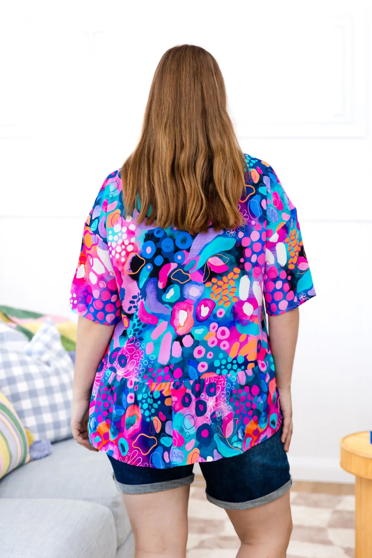 Proud Poppy Clothing Peak Top in Midnight Safari by Kasey Rainbow Hot