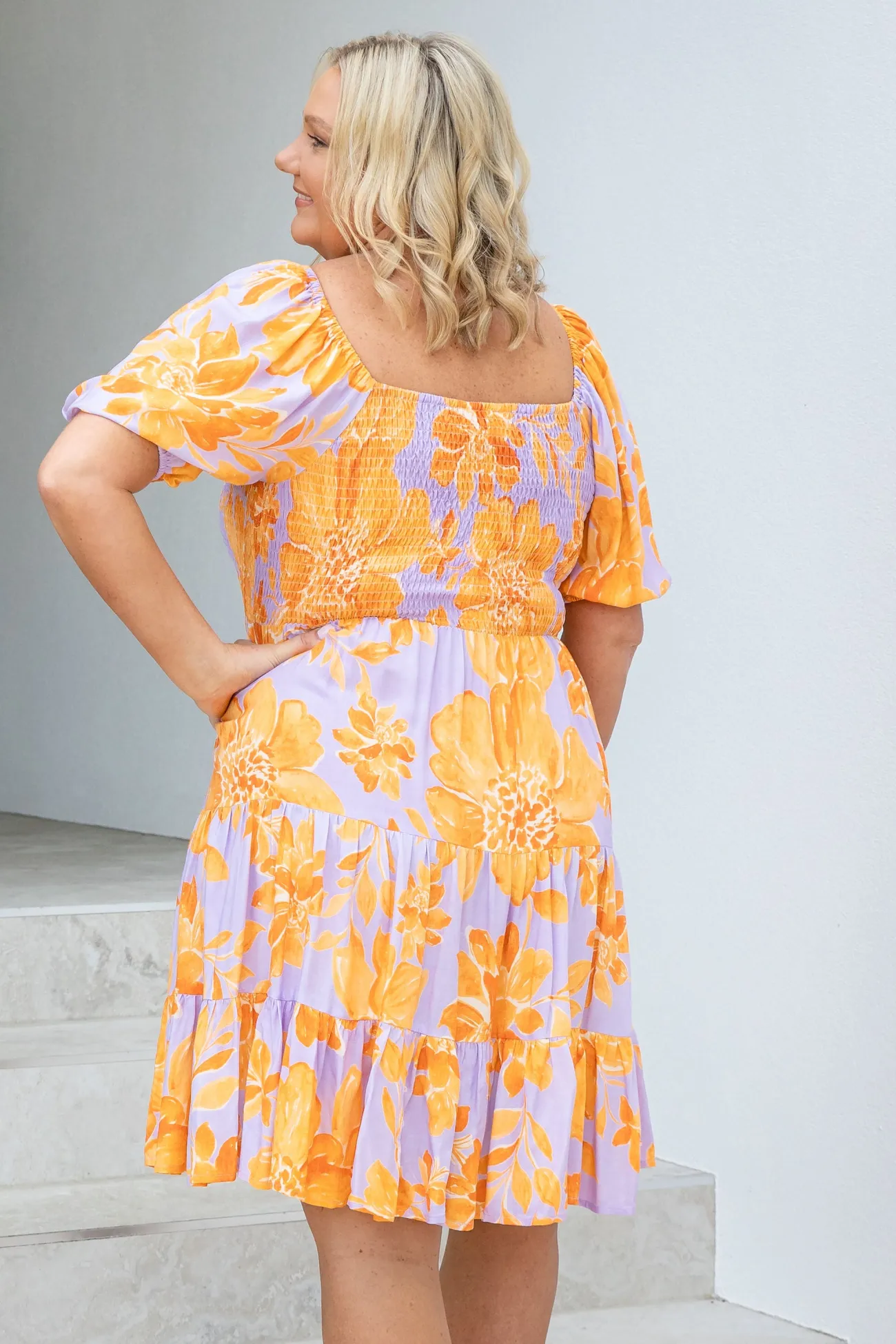 Proud Poppy Clothing Peri Party Dress in Honey Bloom HoneyBloom Sale