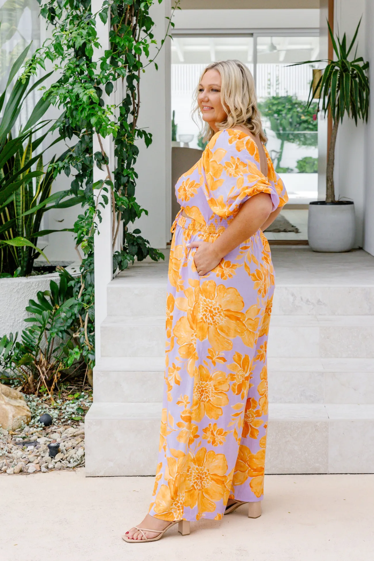 Proud Poppy Clothing Pippa Jumpsuit in Honey Bloom HoneyBloom Clearance