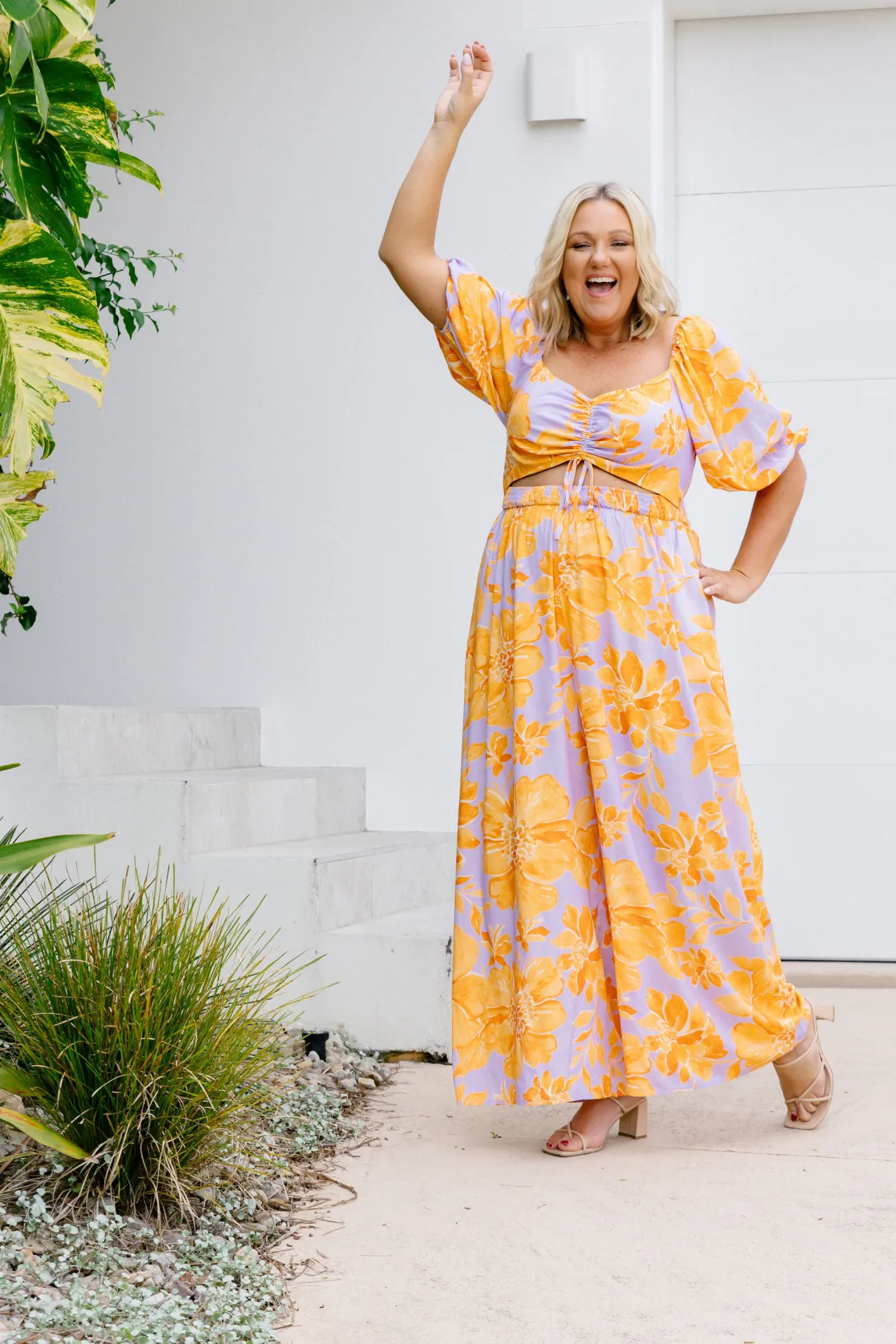 Proud Poppy Clothing Pippa Jumpsuit in Honey Bloom HoneyBloom Clearance