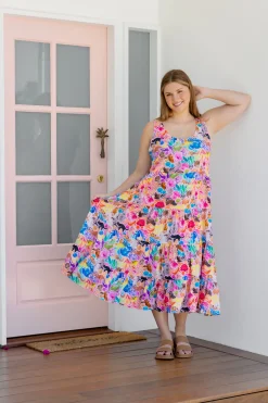 Proud Poppy Clothing Ronnie Maxi Dress in Aussie Lilac by Kasey Rainbow Sale