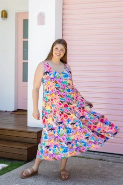 Proud Poppy Clothing Ronnie Maxi Dress in Aussie Lilac by Kasey Rainbow Sale