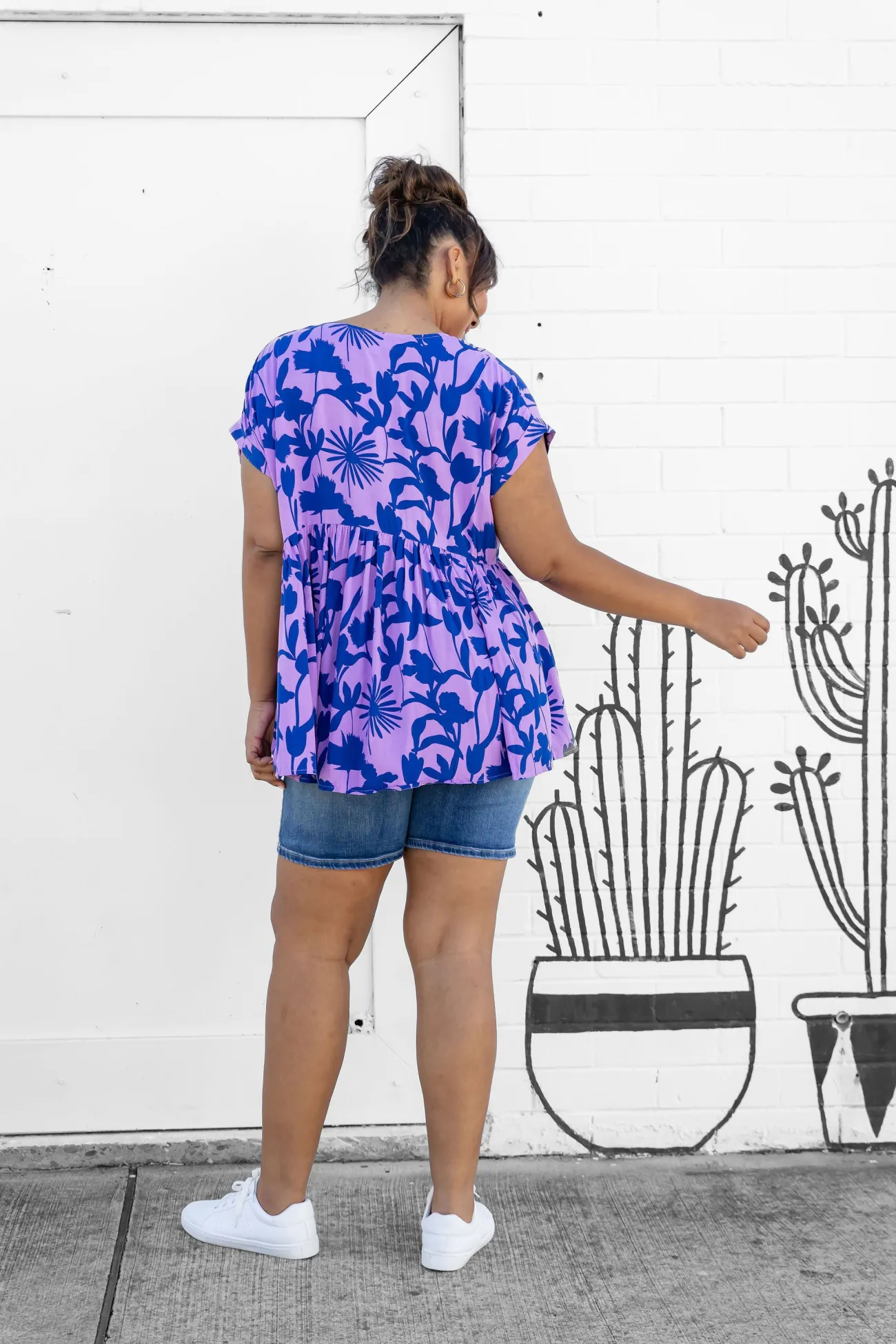 Proud Poppy Clothing Sally Top in Blue & Purple Blue&Purple Online