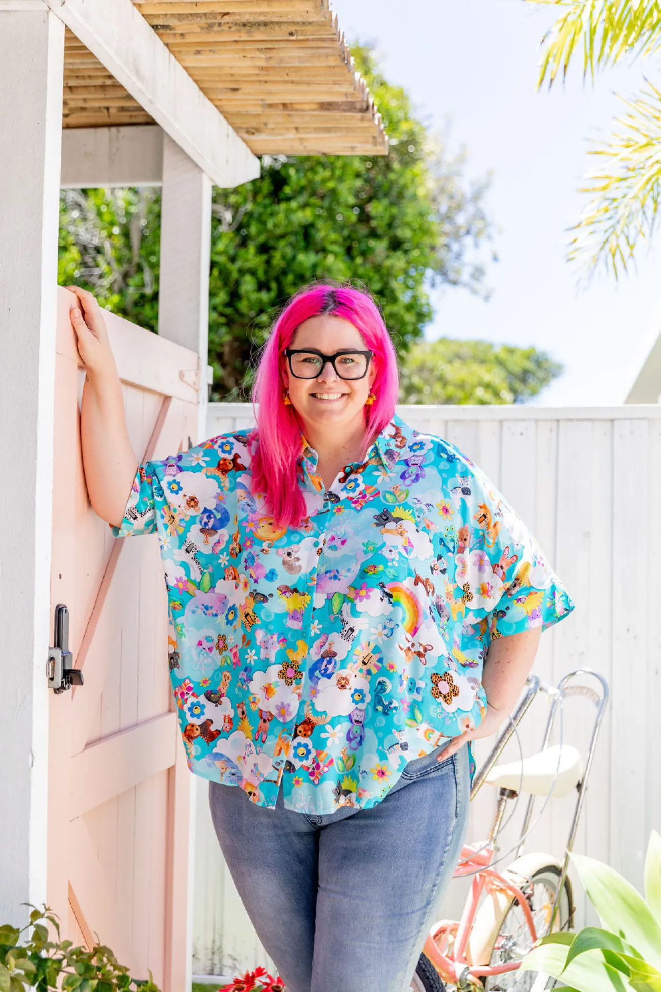 Proud Poppy Clothing Tammin Shirt in Kutopia by Kasey Rainbow Online