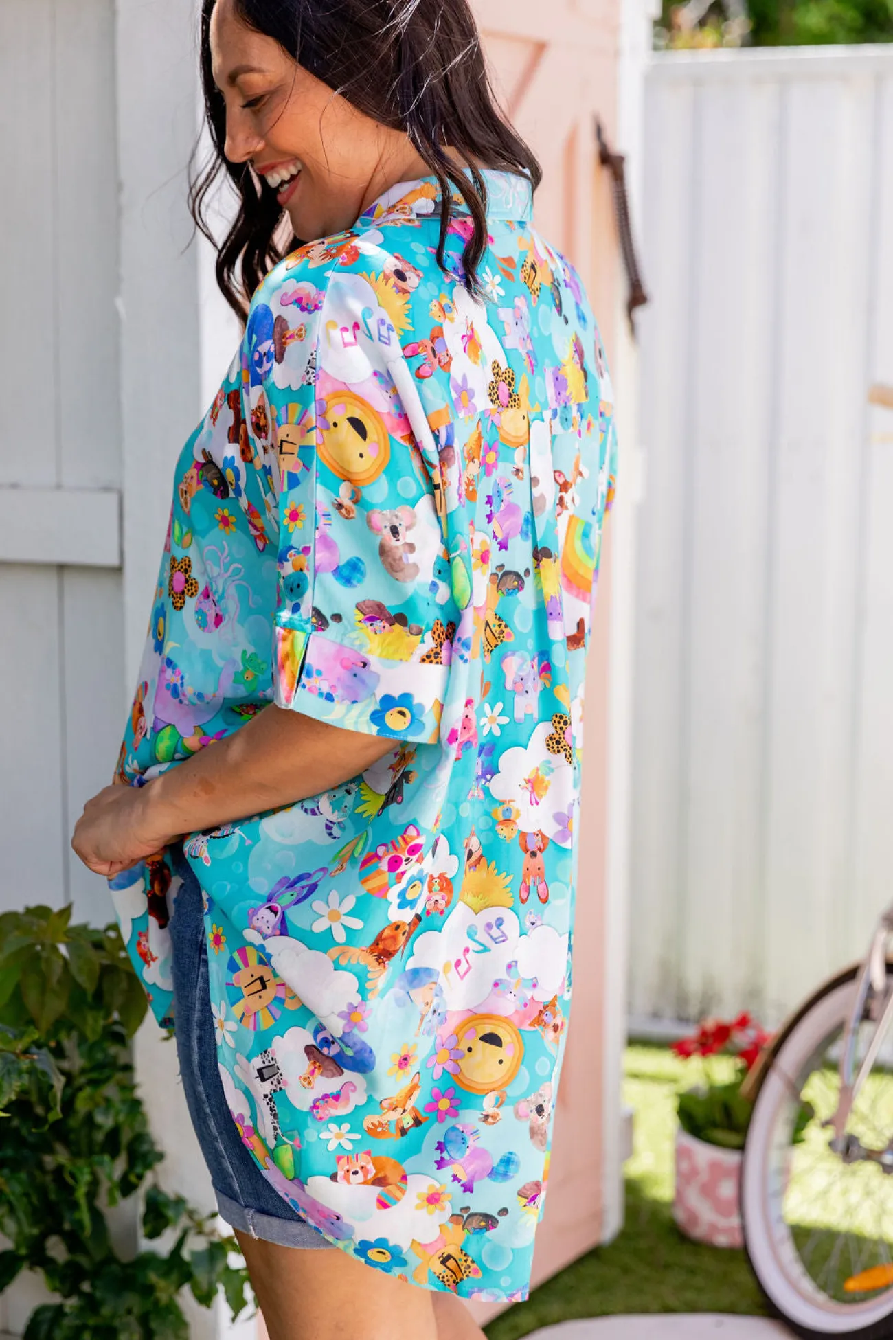 Proud Poppy Clothing Tammin Shirt in Kutopia by Kasey Rainbow Online