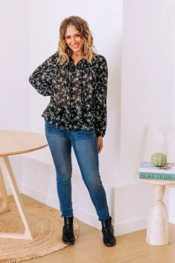 Proud Poppy Clothing Annie Floral Long Sleeve Top Best