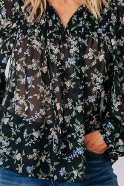 Proud Poppy Clothing Annie Floral Long Sleeve Top Best
