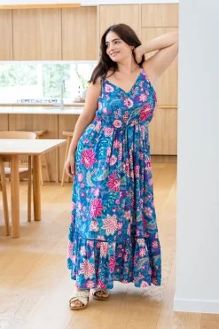 Proud Poppy Clothing April Maxi Dress in Paisley Floral PaisleyFloral Discount