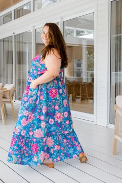 Proud Poppy Clothing April Maxi Dress in Paisley Floral PaisleyFloral Discount