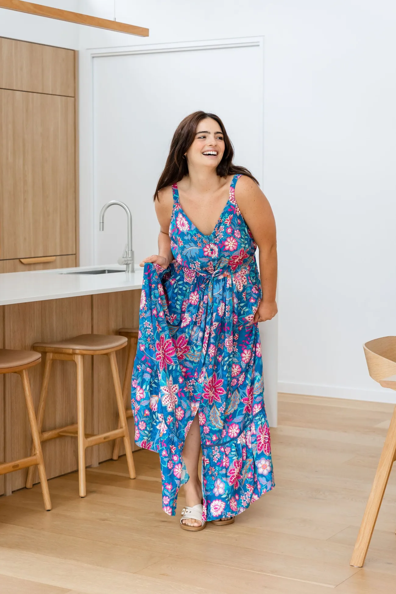 Proud Poppy Clothing April Maxi Dress in Paisley Floral PaisleyFloral Discount