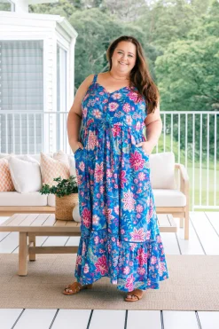 Proud Poppy Clothing April Maxi Dress in Paisley Floral PaisleyFloral Discount