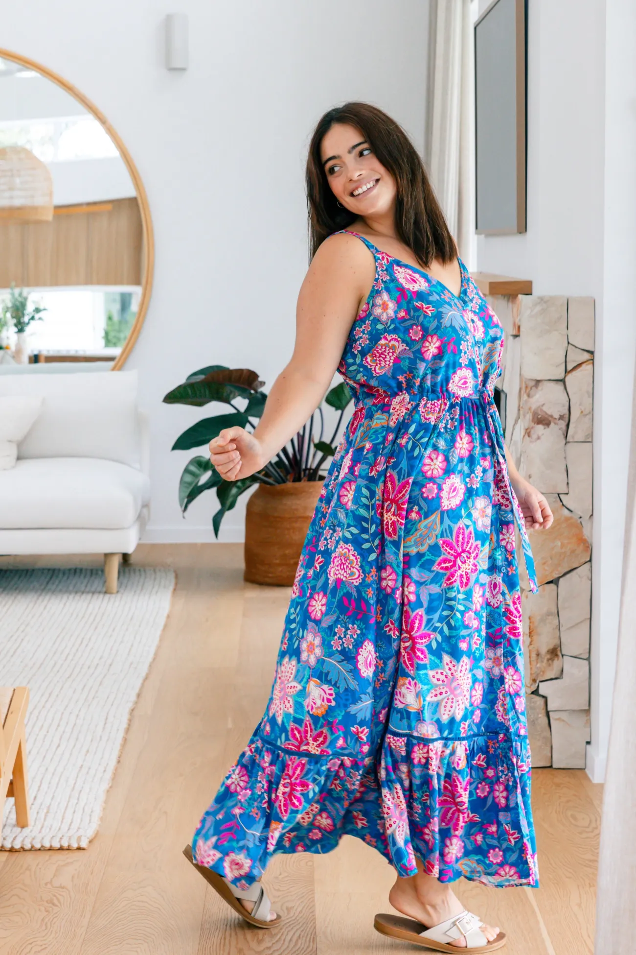 Proud Poppy Clothing April Maxi Dress in Paisley Floral PaisleyFloral Discount