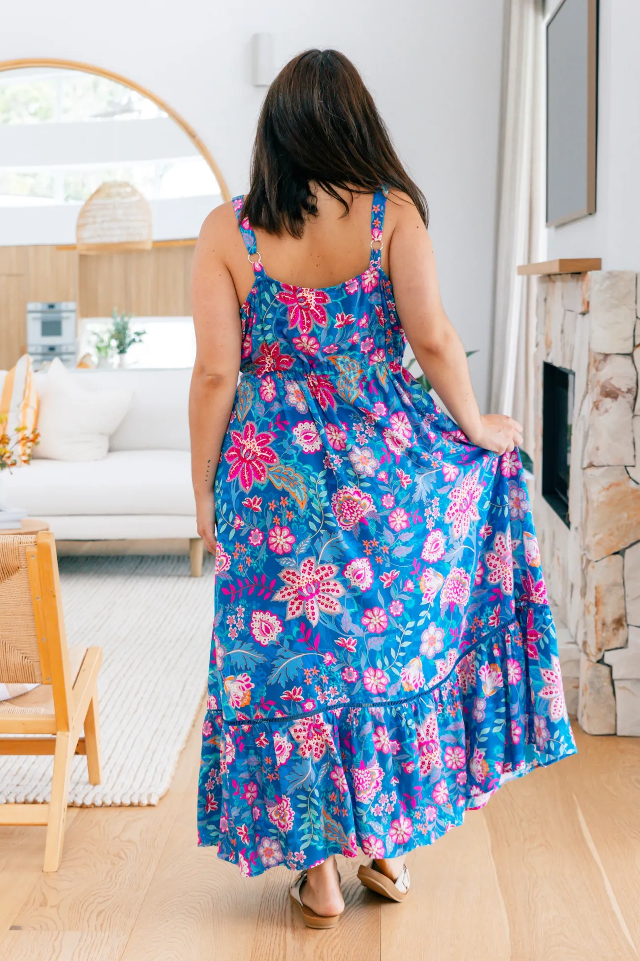 Proud Poppy Clothing April Maxi Dress in Paisley Floral PaisleyFloral Discount