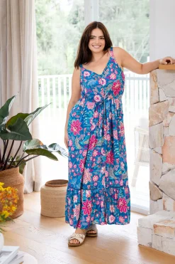 Proud Poppy Clothing April Maxi Dress in Paisley Floral PaisleyFloral Discount