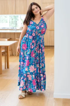 Proud Poppy Clothing April Maxi Dress in Paisley Floral PaisleyFloral Discount