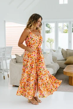 Proud Poppy Clothing April Maxi Dress in Sunshine Floral SunshineFloral Best