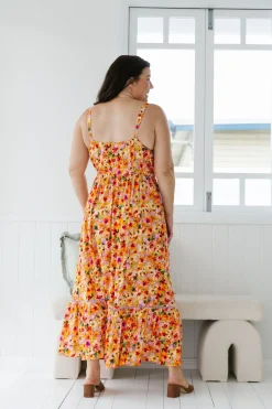 Proud Poppy Clothing April Maxi Dress in Sunshine Floral SunshineFloral Best
