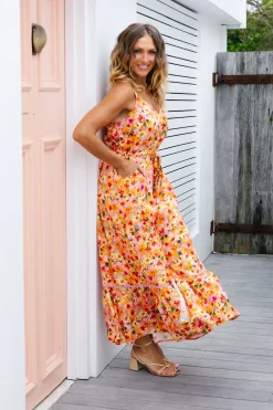 Proud Poppy Clothing April Maxi Dress in Sunshine Floral SunshineFloral Best