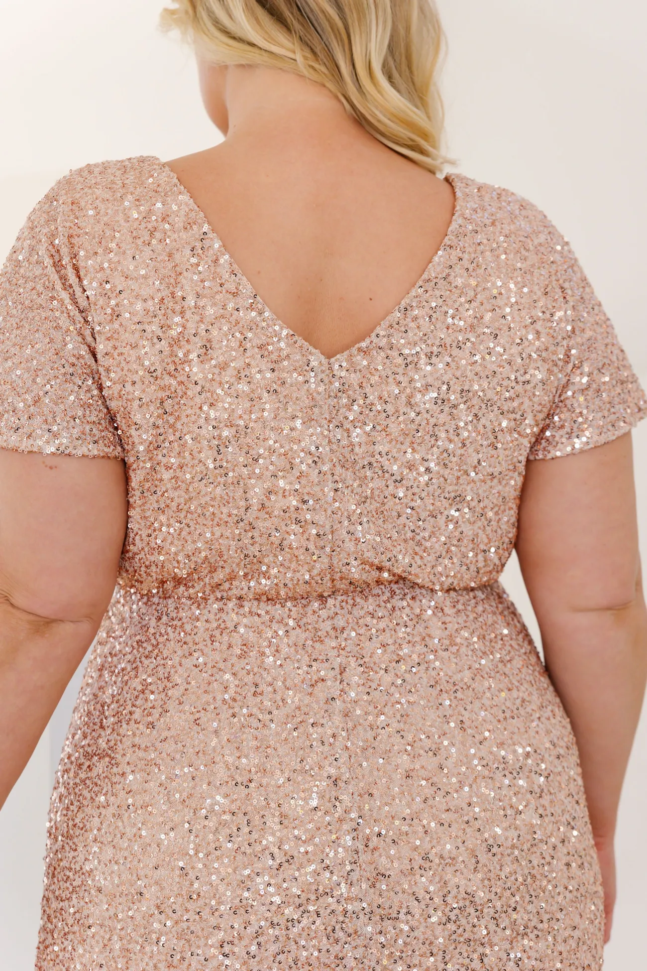 Proud Poppy Clothing Arabella Sequin Maxi Dress in Light Bronze Sale