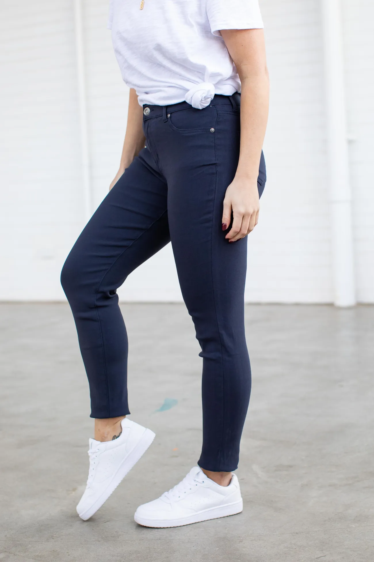 Proud Poppy Clothing Austin Ultra Stretch Jean Pants in Navy Sale