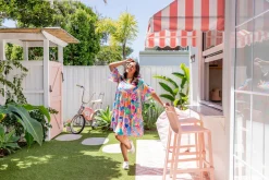 Proud Poppy Clothing Bianca Dress in Peachy Keen by Kasey Rainbow New