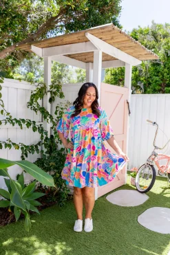 Proud Poppy Clothing Bianca Dress in Peachy Keen by Kasey Rainbow New