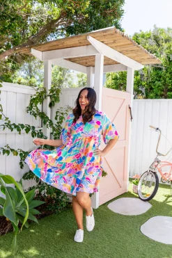 Proud Poppy Clothing Bianca Dress in Peachy Keen by Kasey Rainbow New