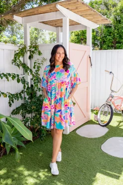 Proud Poppy Clothing Bianca Dress in Peachy Keen by Kasey Rainbow New