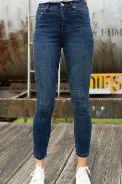 Proud Poppy Clothing Billie Jeans in Dark Blue DarkBlue Fashion