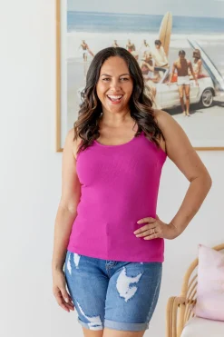 Proud Poppy Clothing Billi Tank in Fuchsia Hot