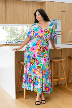 Proud Poppy Clothing Bonnie Dress in Floral Fancy by Kasey Rainbow Best