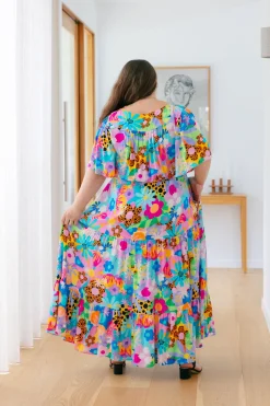 Proud Poppy Clothing Bonnie Dress in Floral Fancy by Kasey Rainbow Best