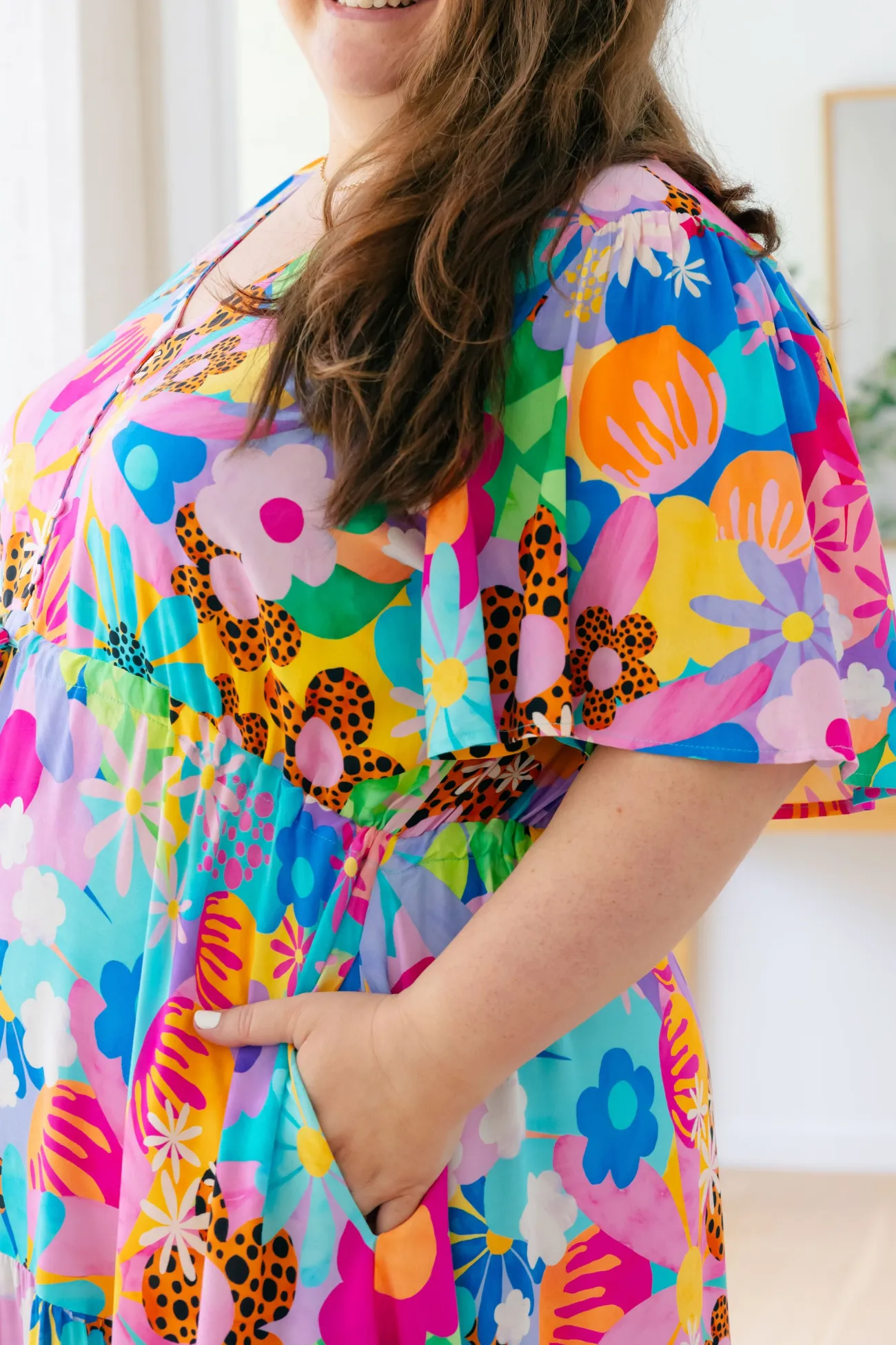 Proud Poppy Clothing Bonnie Dress in Floral Fancy by Kasey Rainbow Best