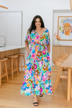 Proud Poppy Clothing Bonnie Dress in Floral Fancy by Kasey Rainbow Best