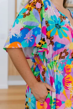 Proud Poppy Clothing Bonnie Dress in Floral Fancy by Kasey Rainbow Best
