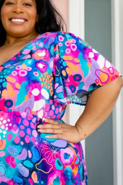 Proud Poppy Clothing Bonnie Maxi Dress in Midnight Safari by Kasey Rainbow Sale
