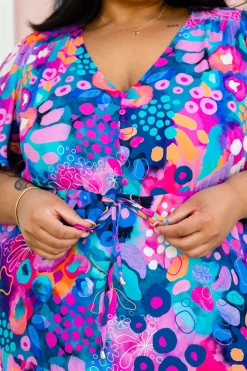 Proud Poppy Clothing Bonnie Maxi Dress in Midnight Safari by Kasey Rainbow Sale