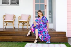 Proud Poppy Clothing Bonnie Maxi Dress in Midnight Safari by Kasey Rainbow Sale