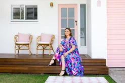 Proud Poppy Clothing Bonnie Maxi Dress in Midnight Safari by Kasey Rainbow Sale