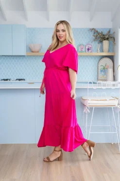 Proud Poppy Clothing Bonnie Maxi Dress in Pink Discount