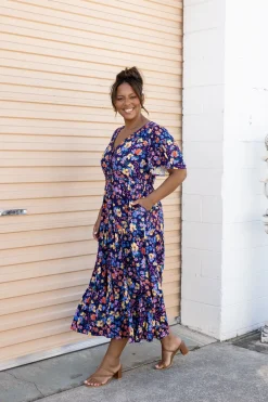 Proud Poppy Clothing Bonnie Maxi Dress in Posie New