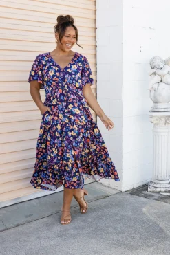 Proud Poppy Clothing Bonnie Maxi Dress in Posie New